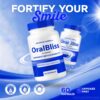 Cápsulas NutraVibe OralBliss para encías y dientes sanos