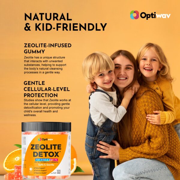 Version 1.0.0 Frasco de gomitas detox Optiwav para limpieza corporal