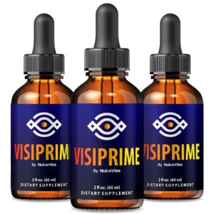 Gotas Visiprime para ojos botella frontal