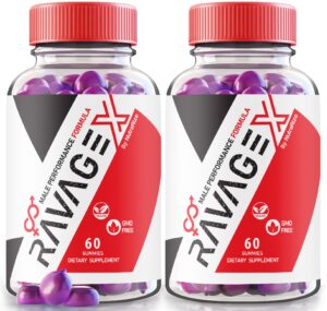 NutraRize gomitas ravage x suplemento masculino salud y bienestar