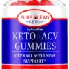 Gomitas Keto Pure Clean botella frontal apoyo pérdida peso