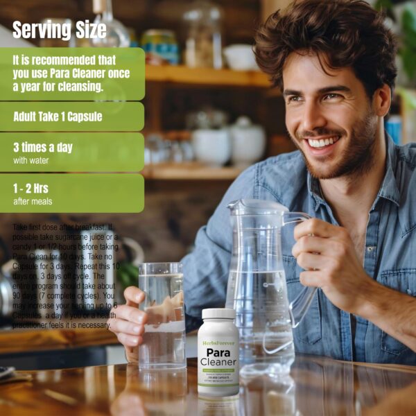 herbsforever para cleaner cápsulas detox hígado y digestión saludable