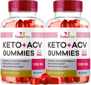 Turbo Trim Keto ACV Gummies paquete doble 120 unidades