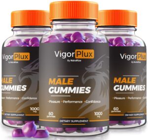 NutraRize VigorPlux gomitas para hombre paquete 3