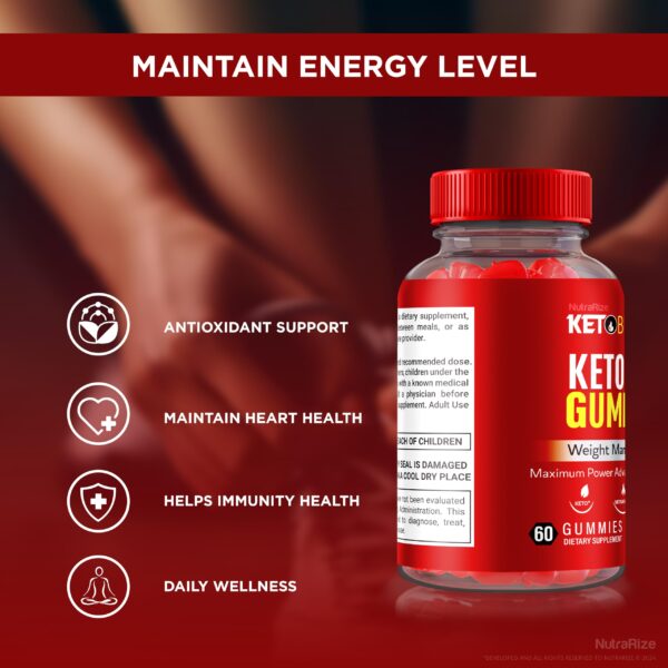 Gomas KetoBurner ACV sabor natural para régimen keto