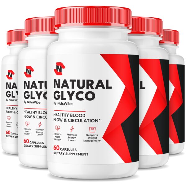 Version 1.0.0 Paquete natural glyco 300 cápsulas apoyo sangre y energía