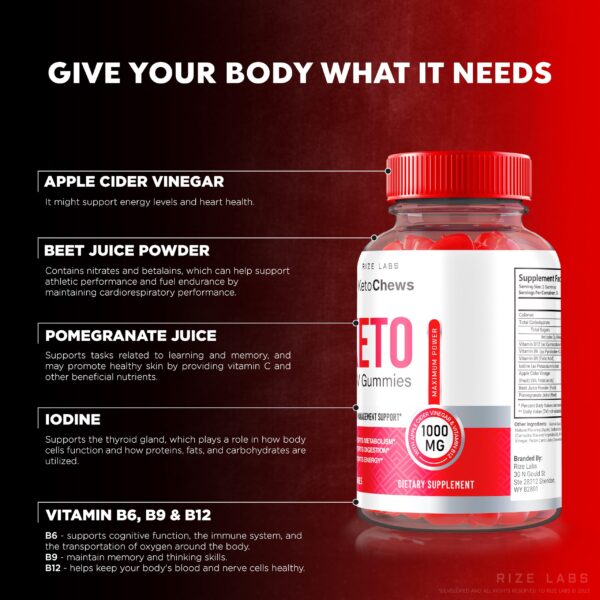 Paquete 3 de gomitas Keto Chews ACV pérdida peso avanzada
