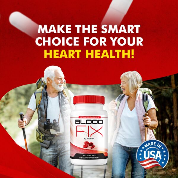 Cápsulas Blood Fix con mezcla premium para circulación saludable