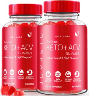Paquete de gomitas Joy Keto ACV 120 unidades rize labs