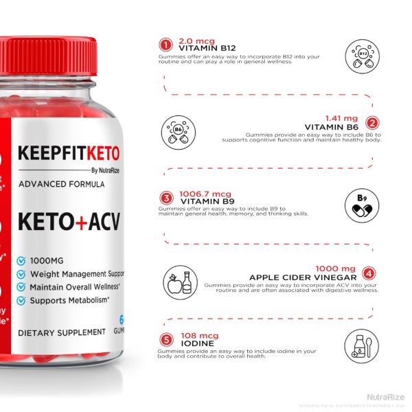 NutraRize gomitas oficiales Keep Fit keto y acv