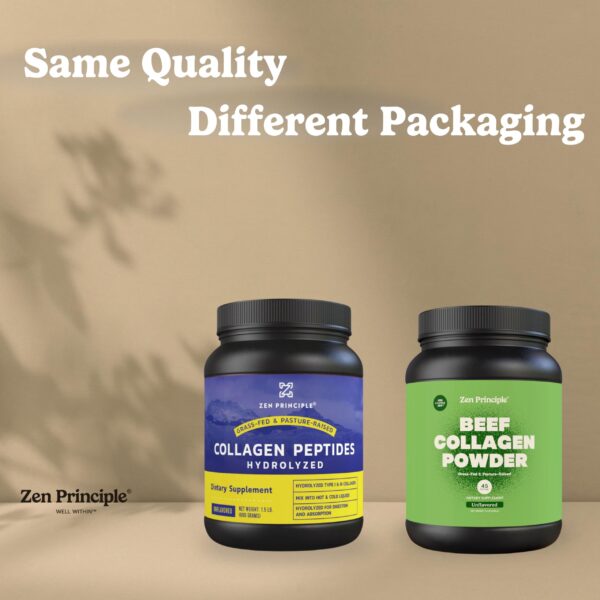 Frasco con etiqueta frontal del producto