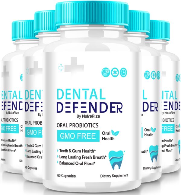 Version 1.0.0 Dental Defender cápsulas para salud dental paquete 5