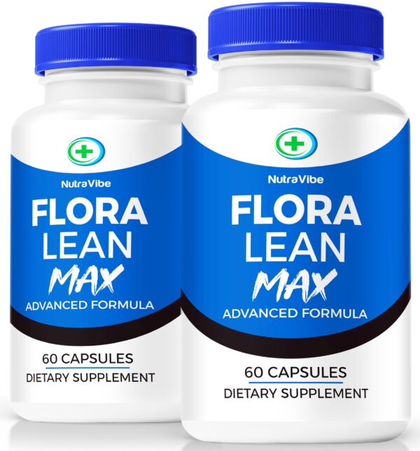 Paquete de 2 Flora Lean Max cápsulas para salud y fitness