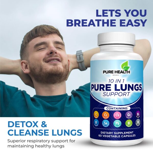 Fórmula natural Lung Detox para limpieza pulmonar