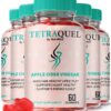 Paquete de 5 gomitas Tetraquel ACV naturales para dieta keto