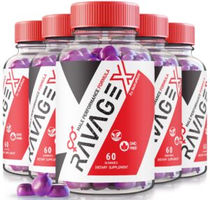 Paquete gominolas Ravage X NutraRize 5 botellas 60 unidades