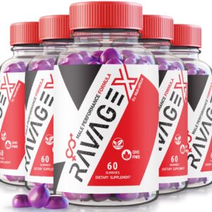 Paquete gominolas Ravage X NutraRize 5 botellas 60 unidades