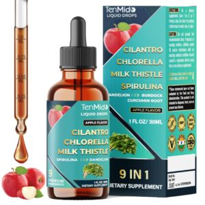 Tenmido Cilantro Tintura frasco frontal