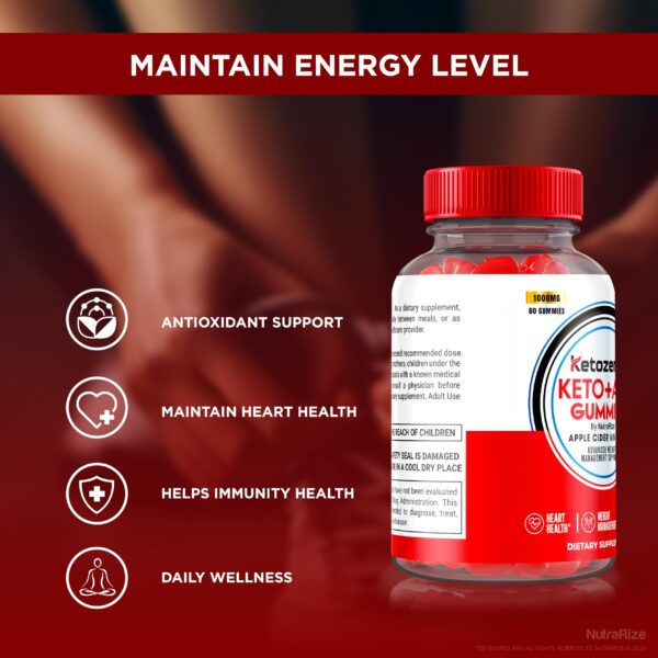 Imágenes gomitas Ketozense Keto ACV para control peso avanzado