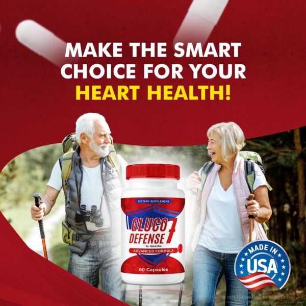 Caja con información de ingredientes Gluco Defense 7