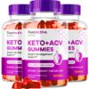 Frasco de gomitas Fast Active Keto ACV por LIVORKA