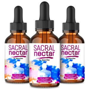 Sacral Nectar gotas equilibrantes fórmula original pack de 3