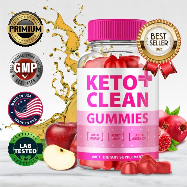Complemento Keto Clean Gummies para dieta saludable vegana