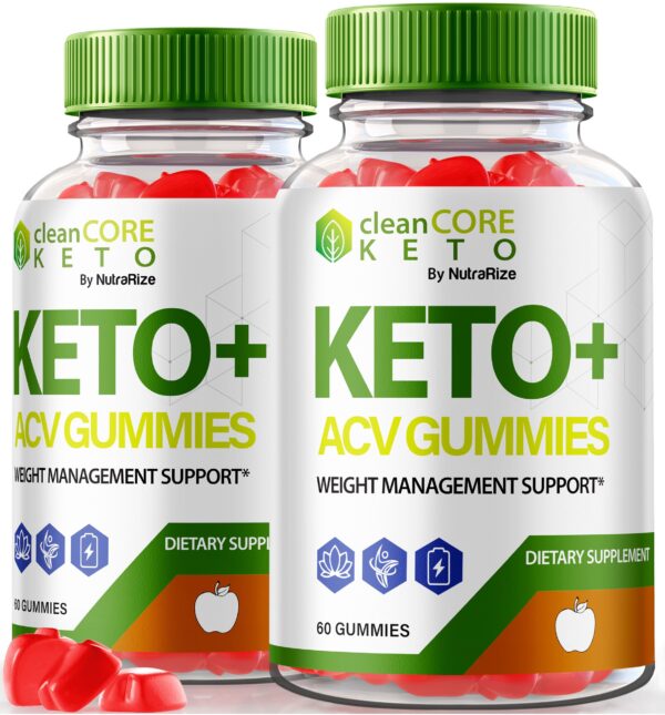 Gomitas Clean Core Keto ACV paquete 2 x 60 unidades