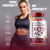 Etiqueta botella gomitas Keto ACV avanzada fórmula