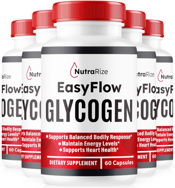81wC9MkIzXL.jpg Paquete NutraRize Easy Flow Glycogen cápsulas apoyo detox y energía