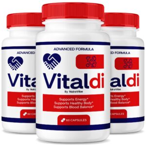 Paquete de 3 cápsulas Vitaldi para apoyo diario de circulación y energía
