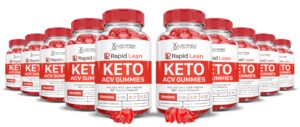Paquete de gomitas Rapid Lean ACV para pérdida de peso keto