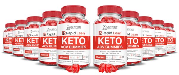 Paquete de gomitas Rapid Lean ACV para pérdida de peso keto