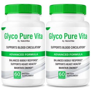 Paquete doble Glyco Pure Vita NutraVibe 120 cápsulas
