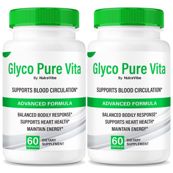 Paquete doble Glyco Pure Vita NutraVibe 120 cápsulas