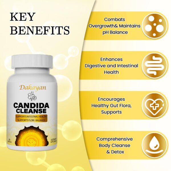 Suplemento para sobrecrecimiento levadura fórmula avanzada