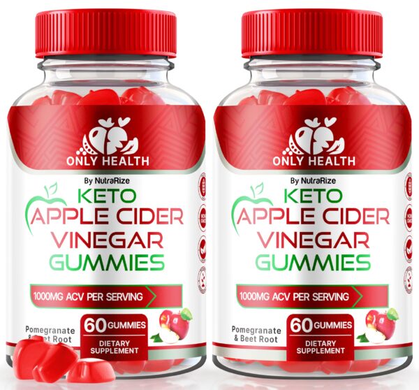 paquete gomitas Keto ACV Only Health 120 unidades