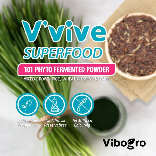 Imagen etiqueta VIBOGRO V'vive superalimento polvo