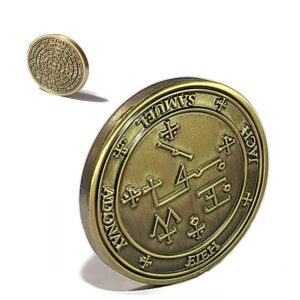 Talismán del Arcángel Samael con 72 Nombres de Dios kabalah