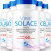 Paquete de 5 Sonic Solace 300 cápsulas para salud auditiva