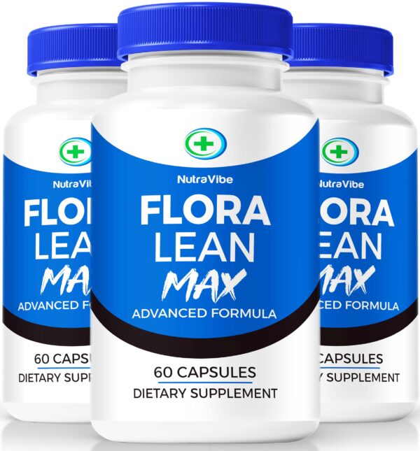 FloraLean Max cápsulas paquete 3 para salud y fitness