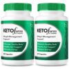 Paquete doble NutraVibe Keto Form cápsulas para dieta keto