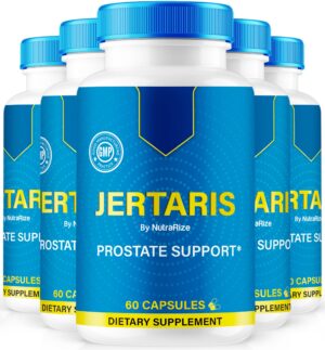 Envase suplemento Jertaris NutraRize para salud prostática