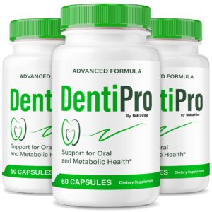 Paquete de 3 DentiPro cápsulas para salud dental