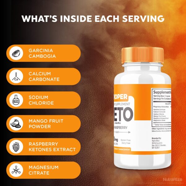 Cápsulas de energía Proper Keto para apoyo al metabolismo