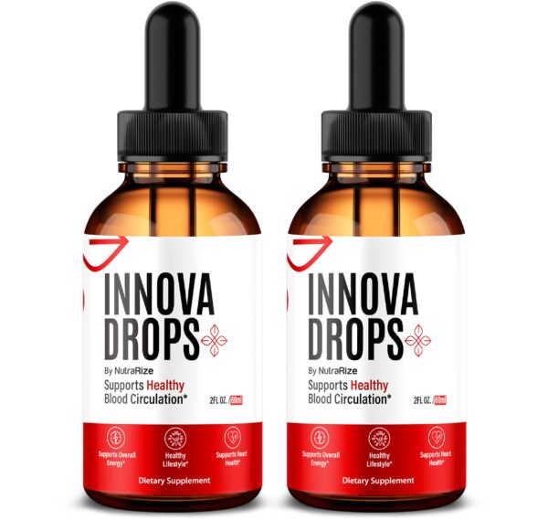 Paquete de 2 NutraRize Innova Drops apoyo sangre fórmula líquida natural