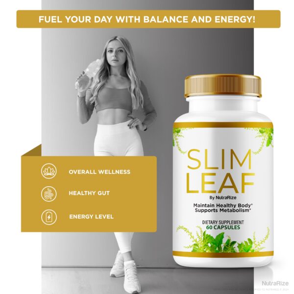 Slim Leaf cápsulas para estilo de vida saludable y fitness