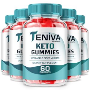 Paquete de gomitas Keto Teniva de vinagre de sidra de manzana