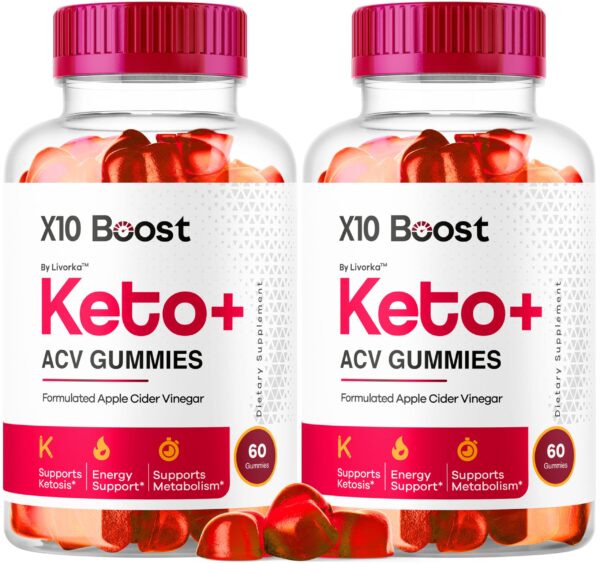 LIVORKA gomitas X10 Boost Keto ACV fórmula avanzada natural