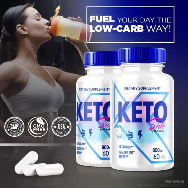 Kit de cápsulas Keto Side para estilo de vida saludable keto